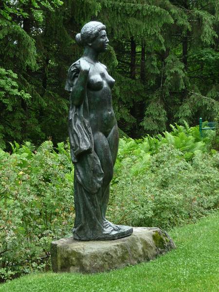 June 9, 2009 - Marsh-Billings-Rockefeller National Park, Woodstock, Vermont.<br />Visiting the mansion and its grounds.<br />Sculpture by Aristide Maillol.