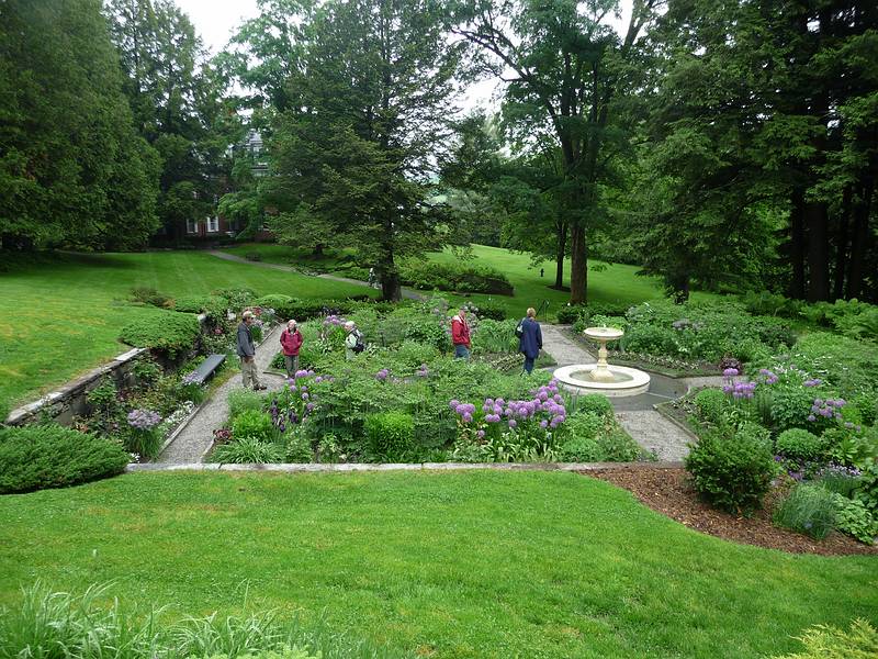 June 9, 2009 - Marsh-Billings-Rockefeller National Park, Woodstock, Vermont.<br />Visiting the mansion and its grounds.