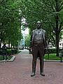 June 10, 2009 - Boston, Massachusetts.<br />Statue of James Michael Curley, 1874-1958.<br />He was mayor of Boston and governor of Massachusetts.
