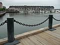 June 10, 2009 - Boston, Massachusetts.<br />Lewis Wharf from Commercial Wharf.