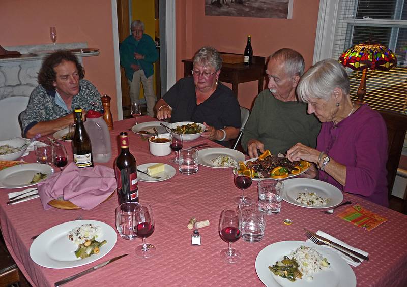 June 11, 2009 - At Paul and Norma's Tewksbury, Massachusetts.<br />Paul, Norma, Ronnie, and Baiba.