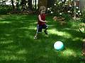June 13, 2009 - Merrimac, Massachusetts.<br />Matthew playing soccer.