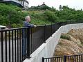 June 15, 2009 - Ogunquit, Maine.<br />Ronnie on newly renovated section of Marginal Way.