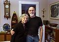 June 30, 2009 - Merrimac, Massachusetts.<br />Joyce and fellow artist (and former Bell Labs engineer) Joe Landry.