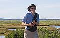 August 27, 2009 - Parker River National Wildlife Refuge, Plum Island, Massachusetts.<br />Based on his smile, Bob must be happy with the photo he just took.