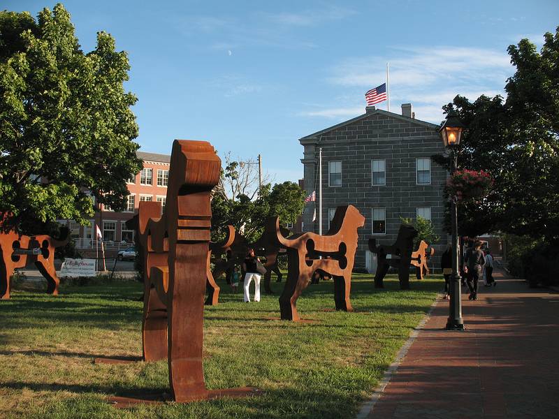 August 27, 2009 - Newburyport, Massachusetts.<br />Dale Rogers' dogs.