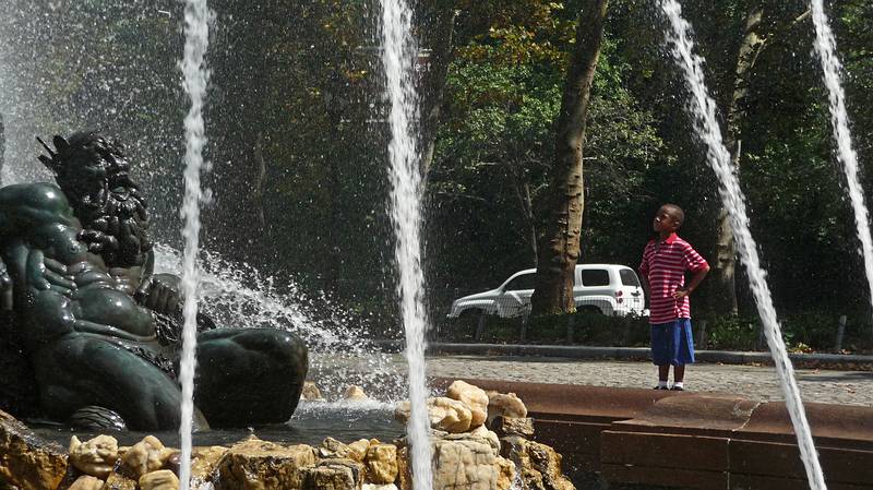 August 21, 2009 - Brooklyn, New York, New York.<br />Bailey Fountain at Grand Army Plaza.