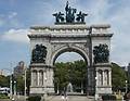 August 21, 2009 - Brooklyn, New York, New York.<br />Soldiers' and Sailors' Memorial Arch at Grand Army Plaza.