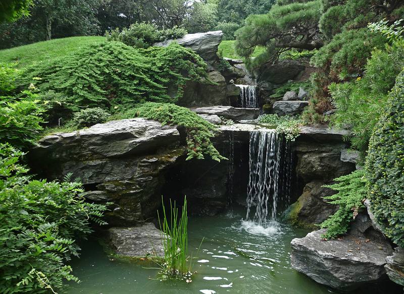 August 21, 2009 - Brooklyn Botanic Garden, Brooklyn, New York, New York.<br />At the Japanese Hill-and-Pond Garden.