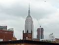 August 22, 2009 - High Line Park, Manhattan, New York, New York.<br />Top of the Empire State Building.