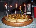 Sept 7, 2009 - At Marie's resort in Lawrence, Massachusetts.<br />Celebrating Paul L's retirement.<br />Joyce's apple torte.