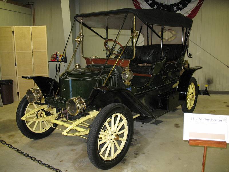 Sept. 24, 2009 - Seal Cove, Tremont, Mount Desert Island, Maine.<br />Seal Cove Auto Museum.<br />1910 Stanley Steamer.