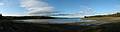 Sept. 25, 2009 - Western Bay area of Bar Harbor, Maine.<br />View of Clark Cove from Windward Cottages.<br />Stiched view.