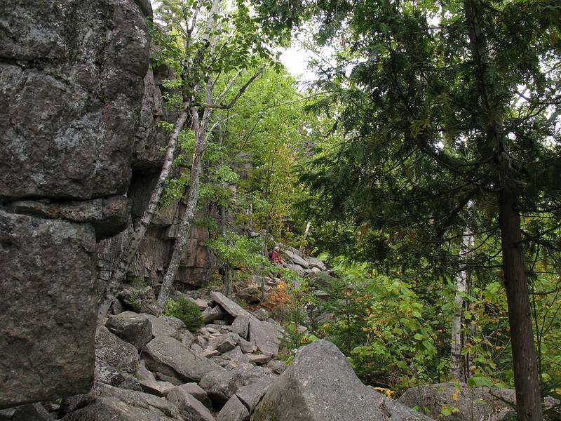 Sept. 25, 2009 - Cadillac Cliff Trail, a spur off Gorham Mountain Trai, Acadia National Park, Maine.<br />Joyce.
