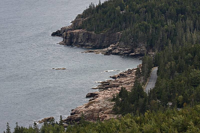 Sept. 25, 2009 - Gorham Mountain Trai, Acadia National Park, Maine.<br />Otter Cliff.