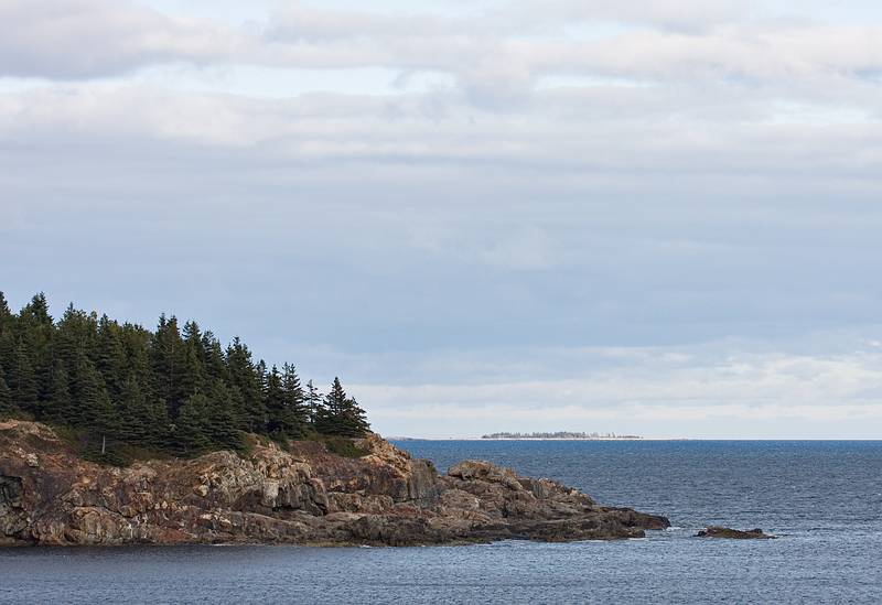 Sept. 25, 2009 - Acadia National Park, Maine.<br />Tip of Great Head.