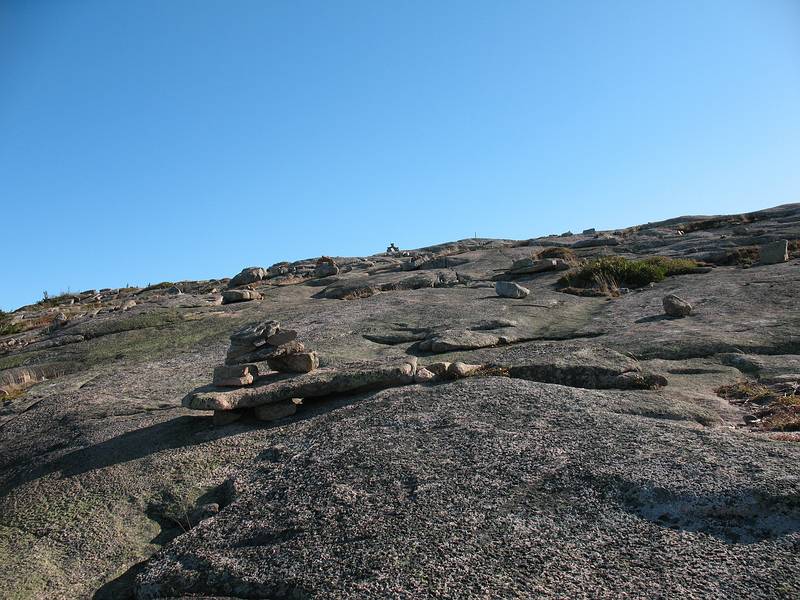 Sept. 26, 2009 - Acadia National Park, Maine.<br />Looking back up to Cadillac Mountain from along North Ridge Trail.