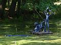 Sept. 13, 2009 - Outdoor Sculpture at Maudslay State Park, Newburyport, Massachusetts.<br />Michael Updike, untitled, styrofoam, paint.