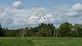 Sept. 13, 2009 - Outdoor Sculpture at Maudslay State Park, Newburyport, Massachusetts.<br />Isabell VanMerlin, 'Rainbow Arches'.