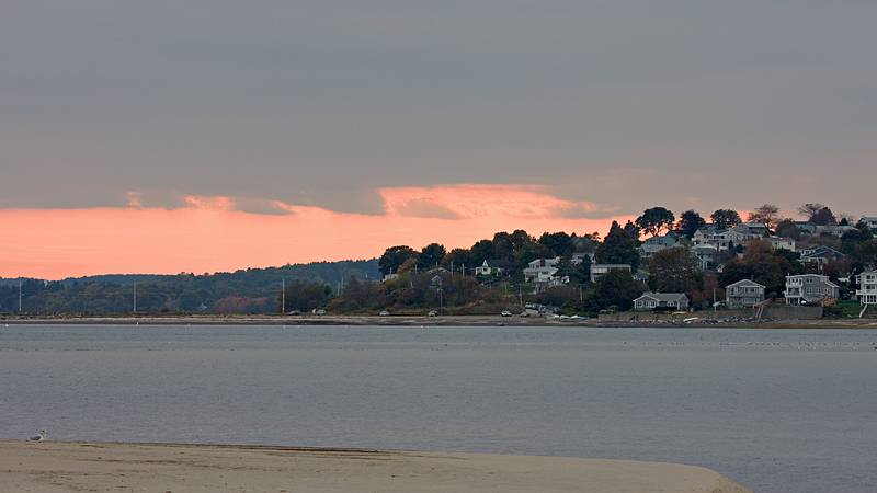 Oct. 21, 2009 - Sandy Point State Reservation, Plum Island, Massachusetts.<br />Looking across to Great Neck.