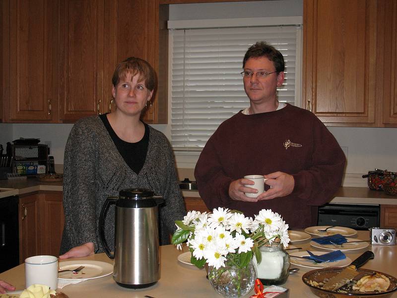 Oct. 30, 2009 - At Krista's and Marc's in Frederick, Maryland.<br />Krista and Marc.