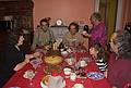 Nov. 26, 2009 - Thanksgiving at Paul and Norma's in Tewksbury, Massachusetts.<br />Holly, David, Paul, Norma, Miranda and Carl about to enjoy the desserts.