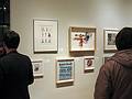 Dec. 4, 2009 - Boston, Massachusetts.<br />Joyce's drawing on the wall at Carroll and Sons Gallery at SOWA.