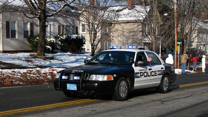 Dec. 6, 2009 - Santa Parade in Merrimac, Massachusetts.