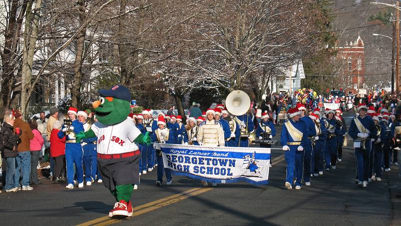 Dec. 6, 2009 - Santa Parade in Merrimac, Massachusetts.