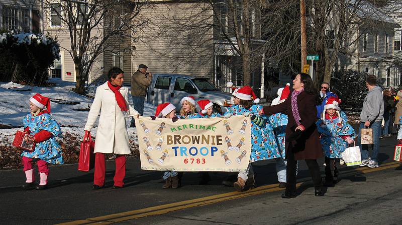 Dec. 6, 2009 - Santa Parade in Merrimac, Massachusetts.