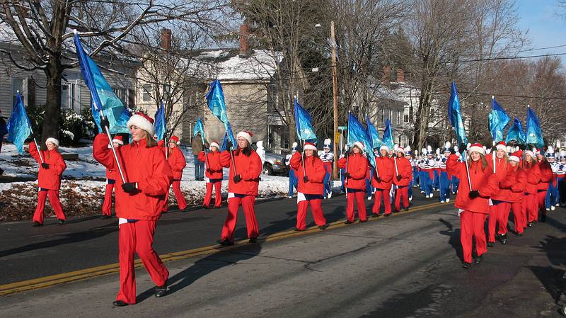 Dec. 6, 2009 - Santa Parade in Merrimac, Massachusetts.