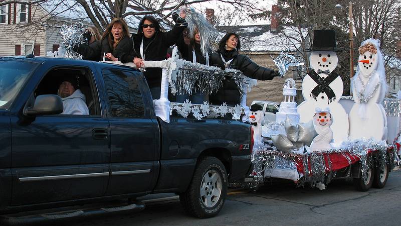 Dec. 6, 2009 - Santa Parade in Merrimac, Massachusetts.
