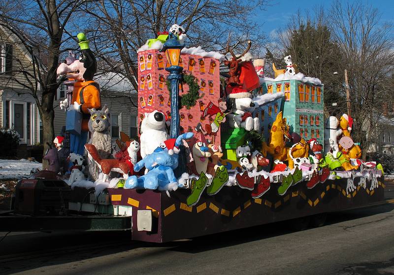 Dec. 6, 2009 - Santa Parade in Merrimac, Massachusetts.