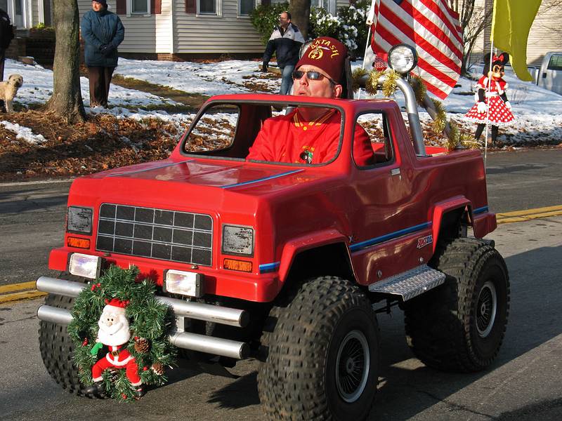 Dec. 6, 2009 - Santa Parade in Merrimac, Massachusetts.