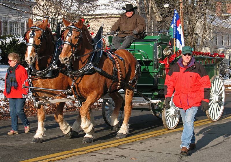 Dec. 6, 2009 - Santa Parade in Merrimac, Massachusetts.