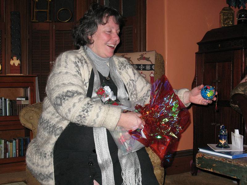 Dec. 19, 2009 - At Ron and Kathie's in Merrimac, Massachusetts.<br />Kathie's birthday celebration.<br />Kathie.