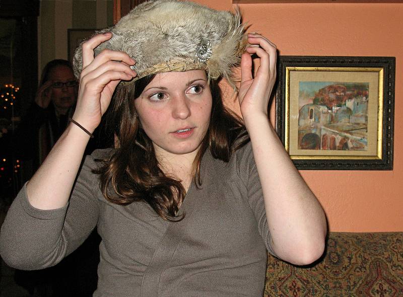 Dec. 19, 2009 - At Ron and Kathie's in Merrimac, Massachusetts.<br />Kathie's birthday celebration.<br />Skyler.