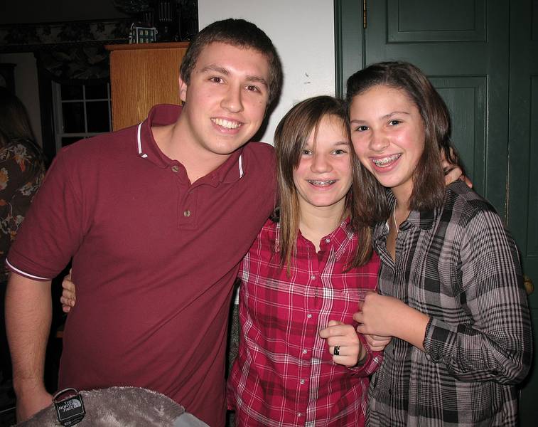 Dec. 25, 2009 - At Tom and Kim's in South Hampton, New Hampshire.<br />Michael, Hannah, and Arianna.
