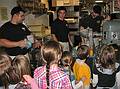 Dec. 26, 2009 - At Pizzeria Uno in Bellingham, Massachusetts.<br />Miranda's birthday party.<br />Miranda and friends being given the tour in the kitchen.