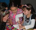 Dec. 26, 2009 - At Pizzeria Uno in Bellingham, Massachusetts.<br />Miranda's birthday party.<br />Miranda opening presents.