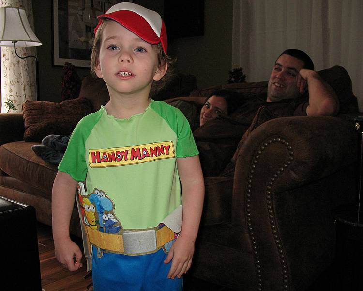 Dec. 26, 2009 - At Carl and Holly's in Mendon, Massachusetts.<br />Matthew with Melody and Sati in back.