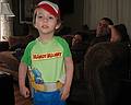 Dec. 26, 2009 - At Carl and Holly's in Mendon, Massachusetts.<br />Matthew with Melody and Sati in back.