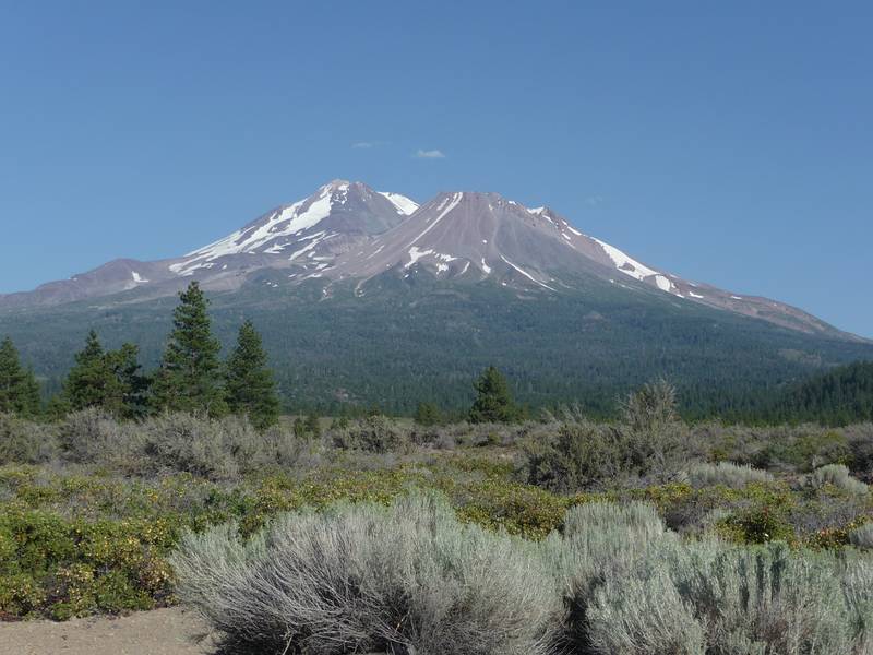 July 26, 2008 - Mt. Shasta from US-97 Northeast of Weed, California.