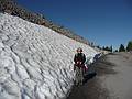 July 27, 2009 - Crater Lake National Park, Oregon.<br />Joyce on way up The Watchman.