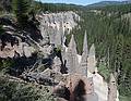 July 27, 2009 - Crater Lake National Park, Oregon.<br />Fossil fumaroles at The Pinnacles.