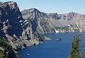 July 27, 2009 - Crater Lake National Park, Oregon.<br />View from Phanton Ship Overlook.