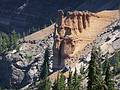 July 27, 2009 - Crater Lake National Park, Oregon.<br />Pumice Castle from its overlook.