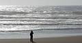 July 27, 2009 - Oregon Dunes National Recreation Park, Oregon.<br />Joyce at the Pacific Ocean.