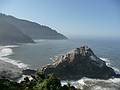 July 28, 2009 - Heceta Head, Oregon.<br />View south from lighthouse.