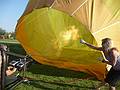 August 1, 2009 - Ballooning in Kelowna, British Columbia, Canada.<br />Once the air gets heated up, the balloon rises fast.